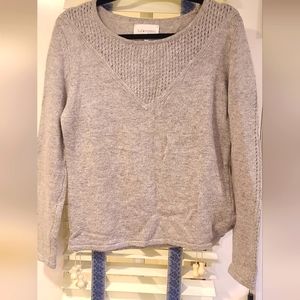 Sud Express Grey Sweater With Silver Detail - Size Medium